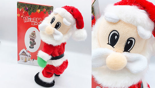Christmas Dancing Santa Plush Doll