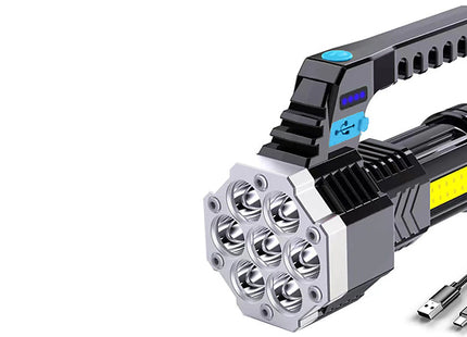 100,000 Lumen Rechargeable High Brightness Flashlight