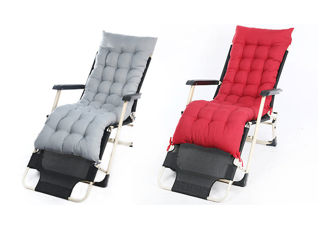 Sun Lounger Cushion Pad for Garden Recliner Chair - 2 Colours