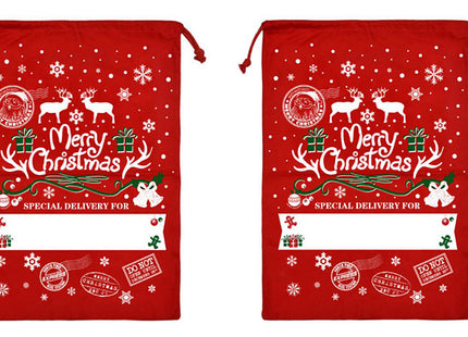 Drawstring Christmas Gift Bags