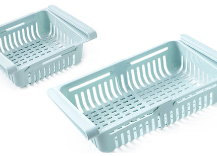 Hook-On Extendable Refrigerator Storage Basket - 3 Colours