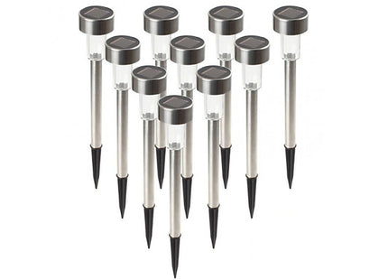 10-Pack of Stainless Steel Solar Posts