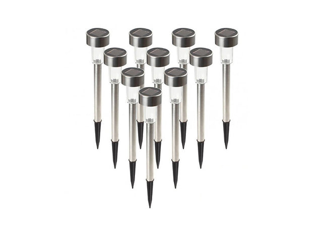 10-Pack of Stainless Steel Solar Posts