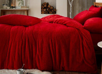 Super Soft Teddy Fleece Duvet Set - 7 Colours & 3 Sizes