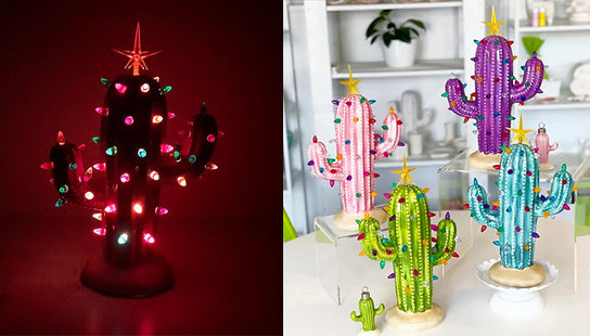 Cactus Light Up Christmas Tree - 4 Colours