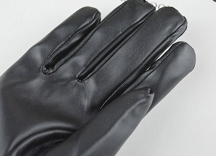 Women's Faux Leather Winter Touch Screen Gloves- 2 Colours