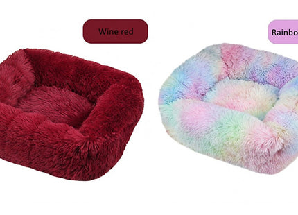 Winter Plush Square Pet Nest