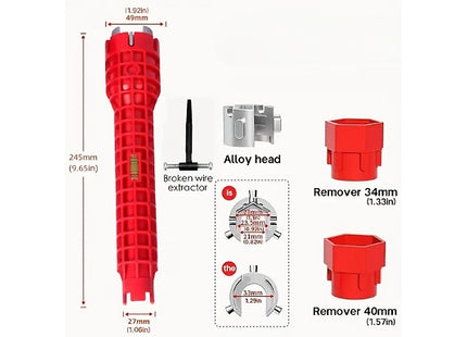 8-in-1 Sink Repair Plumbing Tool
