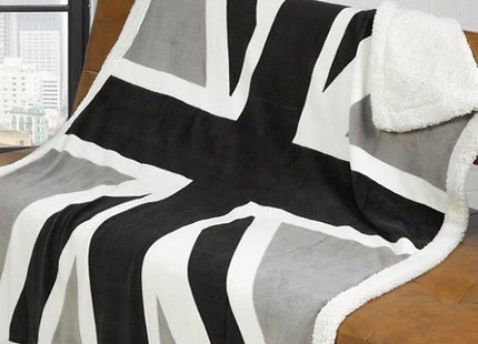 British Themed Fleece Throw