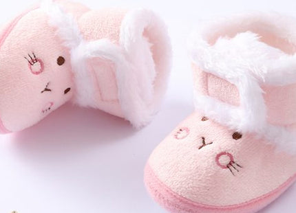 Baby Soft Cartoon Bear Booties