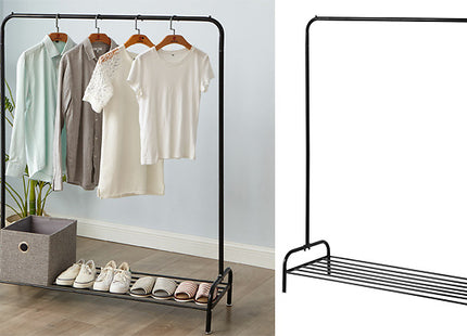 Heavy Duty Metal Coat Stand with Shoe Rack