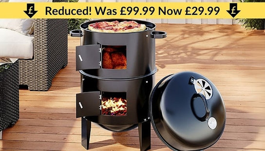 SmokeHouse Triple Chamber Smoker & BBQ Grill