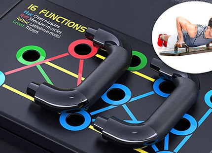 16-in-1 Adjustable Push-Up Board