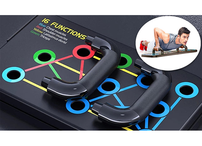 16-in-1 Adjustable Push-Up Board