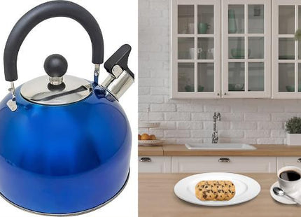 Stainless Steel Whistling Kettle - 9 Colours