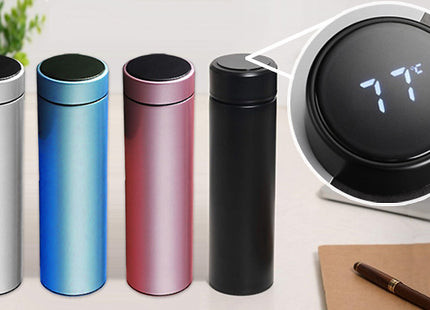Insulated Drinks Bottle with Temperature Display