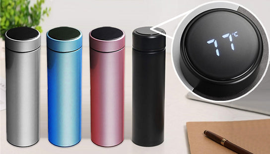 Insulated Drinks Bottle with Temperature Display