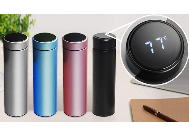 Insulated Drinks Bottle with Temperature Display