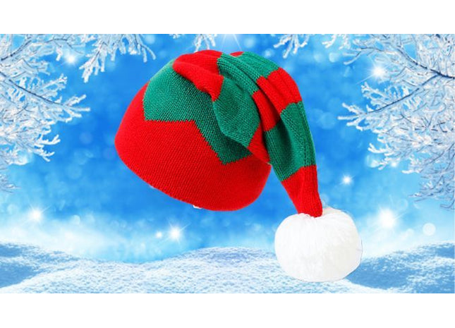 Knitted Christmas Elf Hat