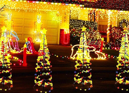 LED Christmas Tree Garden Solar Stake Light - 2 Colours