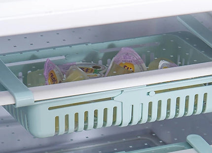 Hook-On Extendable Refrigerator Storage Basket - 3 Colours