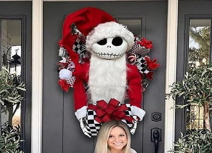 The Nightmare Before Christmas Inspired Christmas Wreath