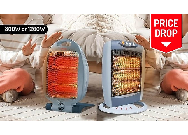 Halogen Heaters - 800W or 1200W