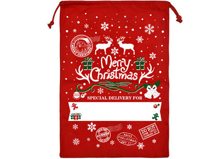 Drawstring Christmas Gift Bags
