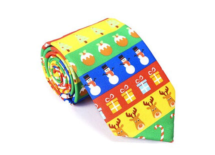 Men's Christmas Themed Tie - 5 Designs