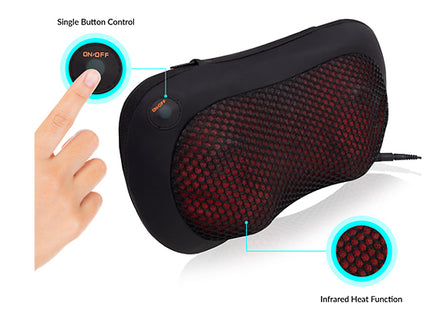 Infrared Heated Shiatsu Massage Pillow