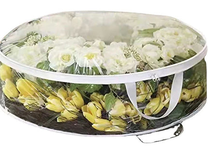 Transparent Christmas Wreath Storage Bag - 2 Sizes & 2 Colours
