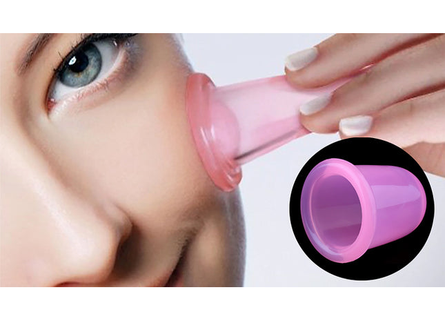 Face or Body Silicone Massage Cups