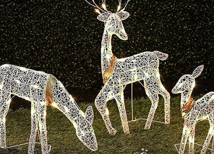 Christmas Light-Up Garden Reindeer Ornament