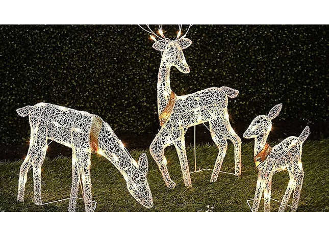 Christmas Light-Up Garden Reindeer Ornament