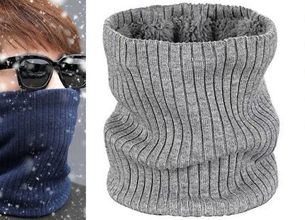 Fleece-Lined Winter Snood Scarf