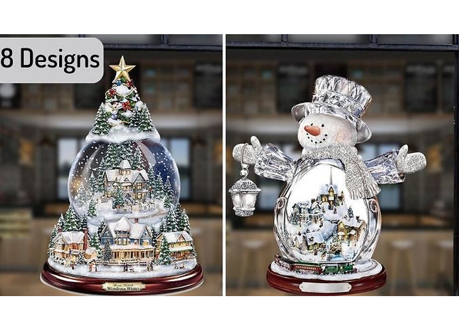 Christmas Themed Window Stickers - 8 Designs