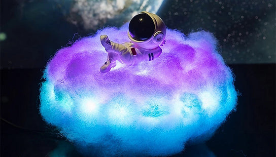 LED Colorful Cloud Astronaut Lamp