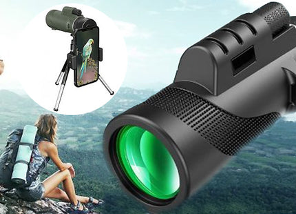 Professional Monocular Telescope & Phone Stand Set