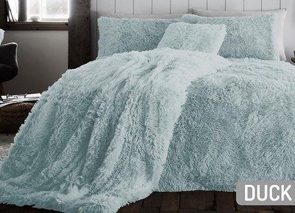 Luxury Faux Fur Throw or Duvet Sets - 9 Colours & 3 Sizes