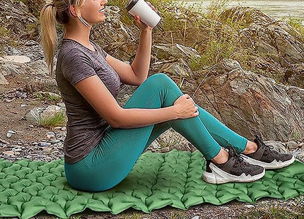Inflatable Portable Sleeping Bed with Pillow