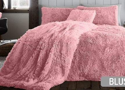 Luxury Faux Fur Throw or Duvet Sets - 9 Colours & 3 Sizes