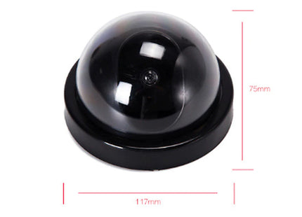 Dummy CCTV Security Camera with Flashing LED Light