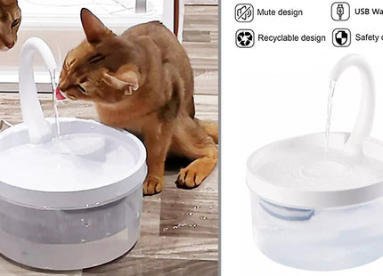 2L USB Pet Water Fountain with Filtration System
