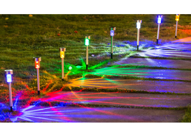 Solar Post Slim Lights - 10 Pack