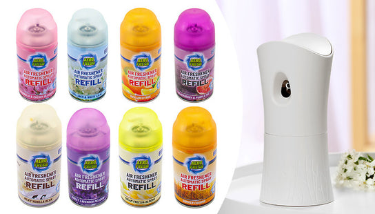 1, 2, 4, 6, 8 or 12 Assorted 250ml Air Freshener Refills