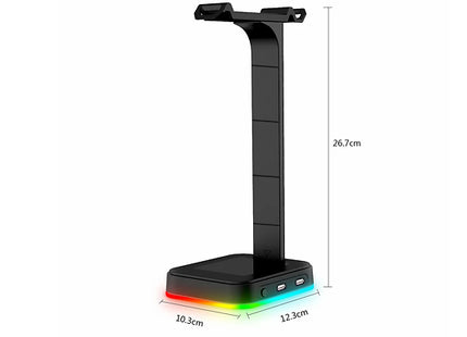 RGB Light-Up USB Headphones Stand