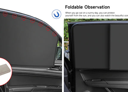 4-Pack of Magnetic Car Window Shades