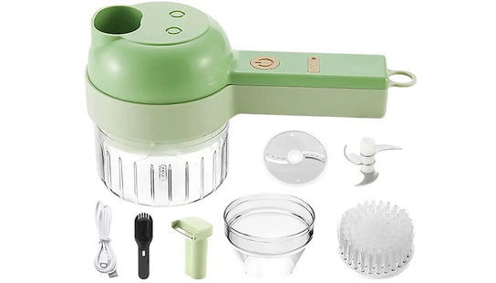 4-In-1 Handheld Electric Vegetable Chopper