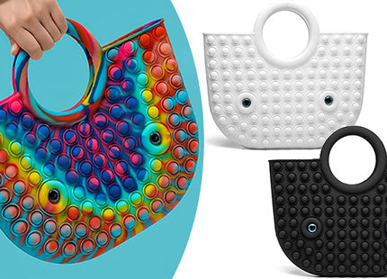 Silicone Fidget Popper Handbag