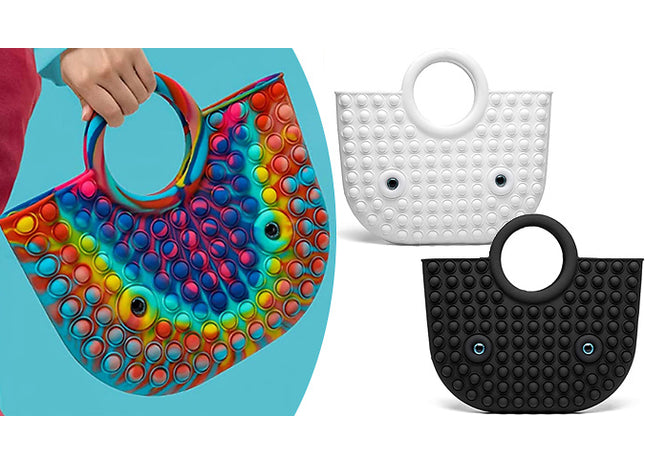 Silicone Fidget Popper Handbag